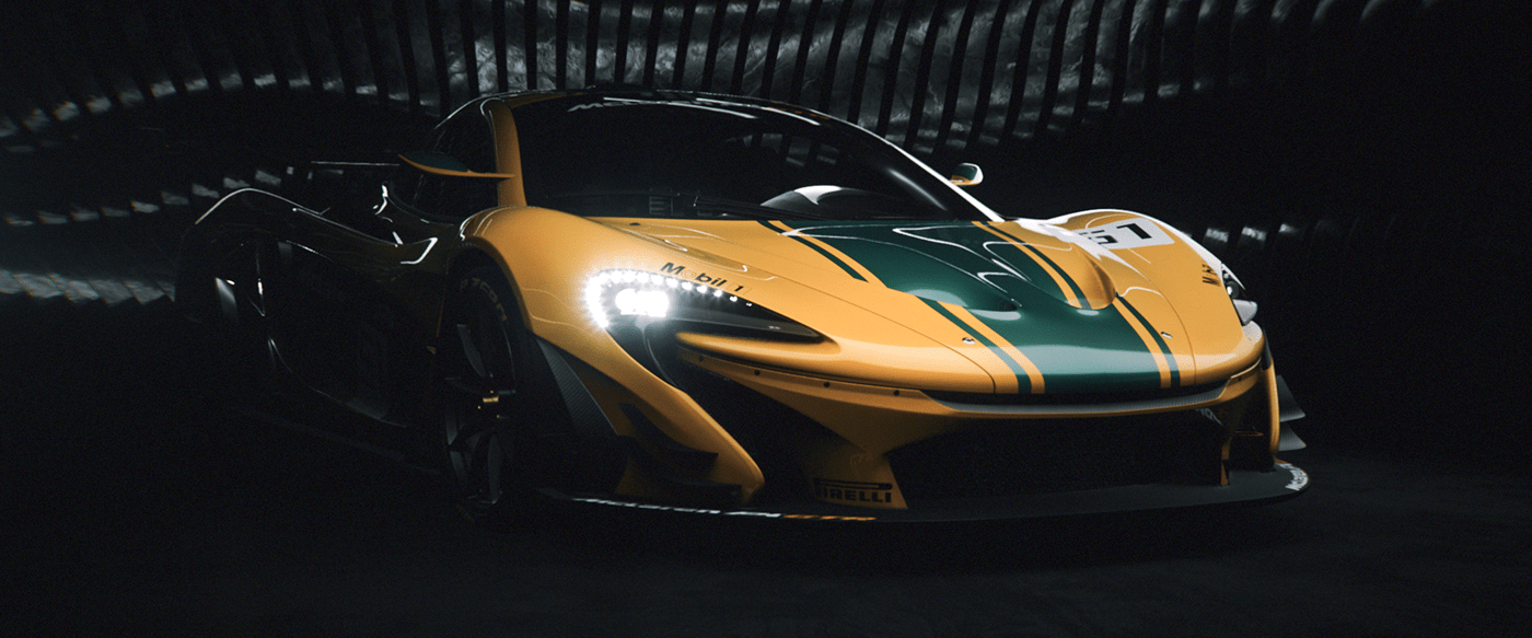 automobile，animation，cgi，mclaren，