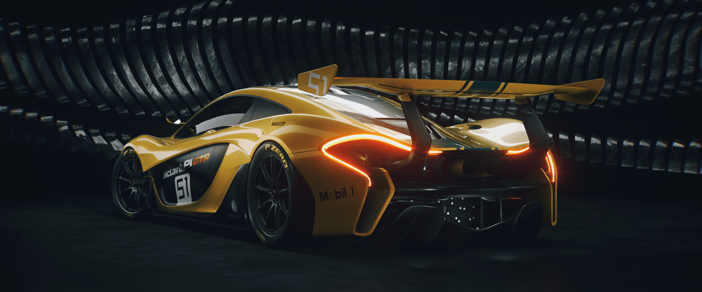 automobile，animation，cgi，mclaren，