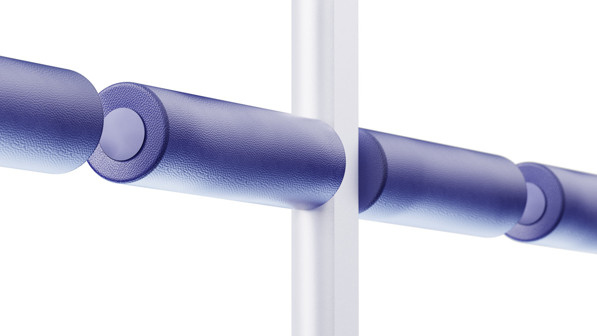 chair，Laundromat，concept，blue，