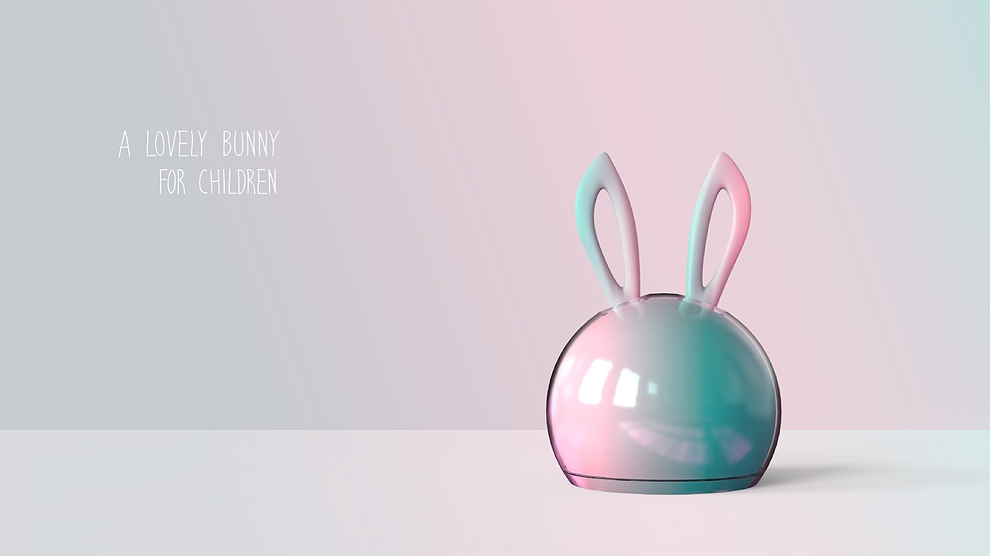 Rabbit pen，Ears，ball pen，lovely，type，