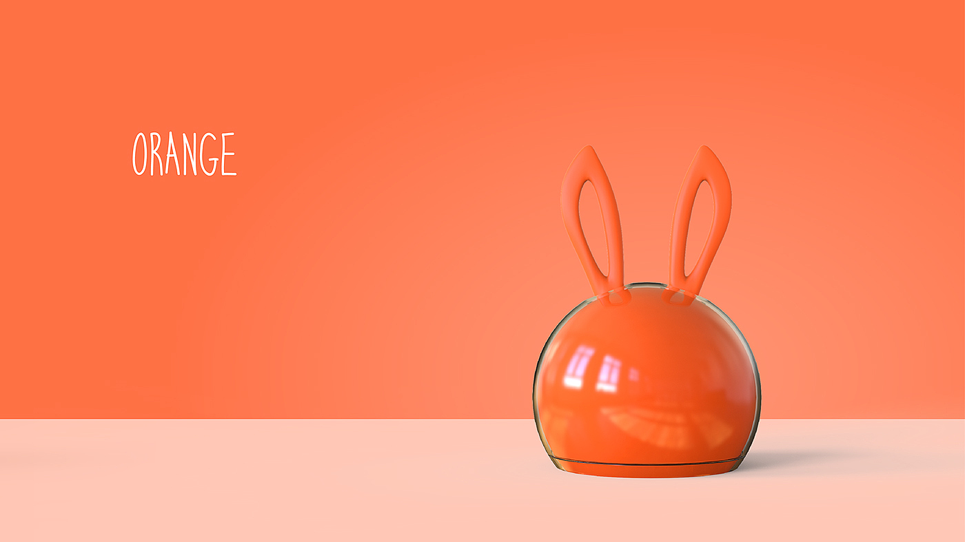 Rabbit pen，Ears，ball pen，lovely，type，