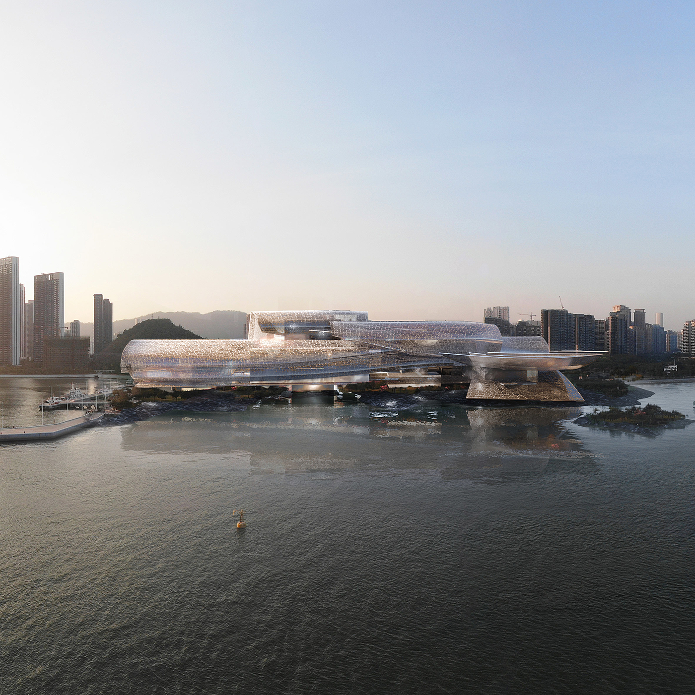opera house，Shenzhen，modern，concept，