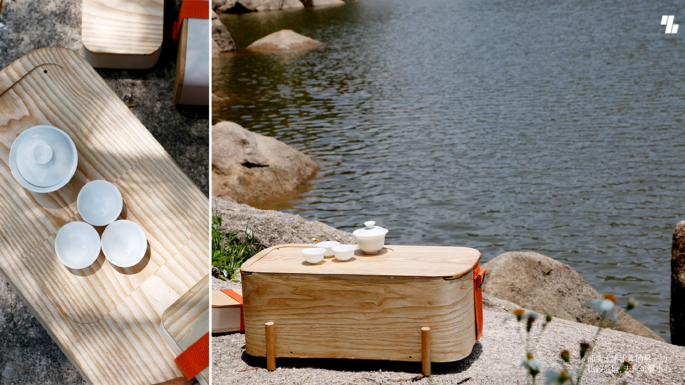 Outdoor, picnic, tea set, storage，