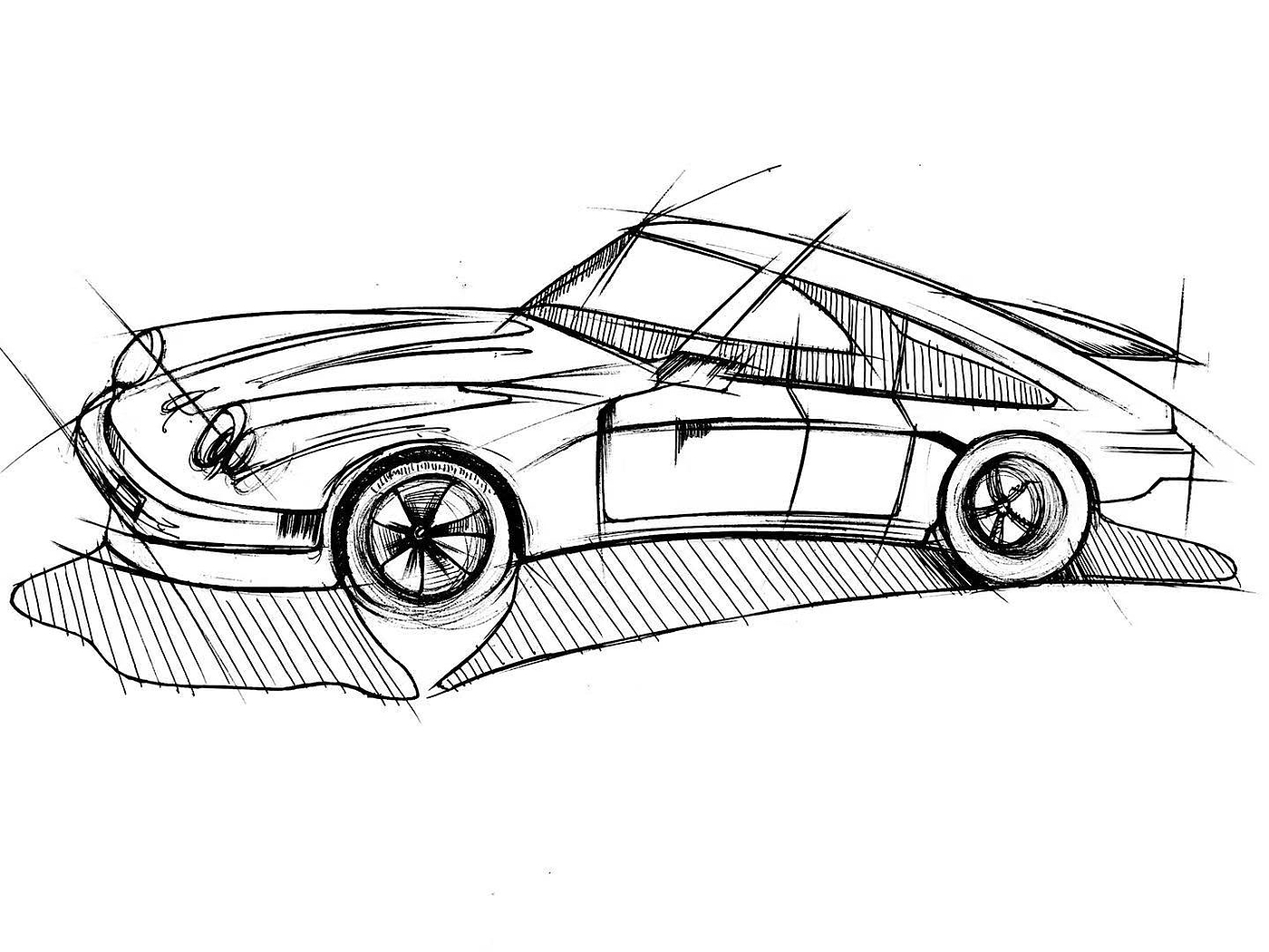 Hand drawn，
