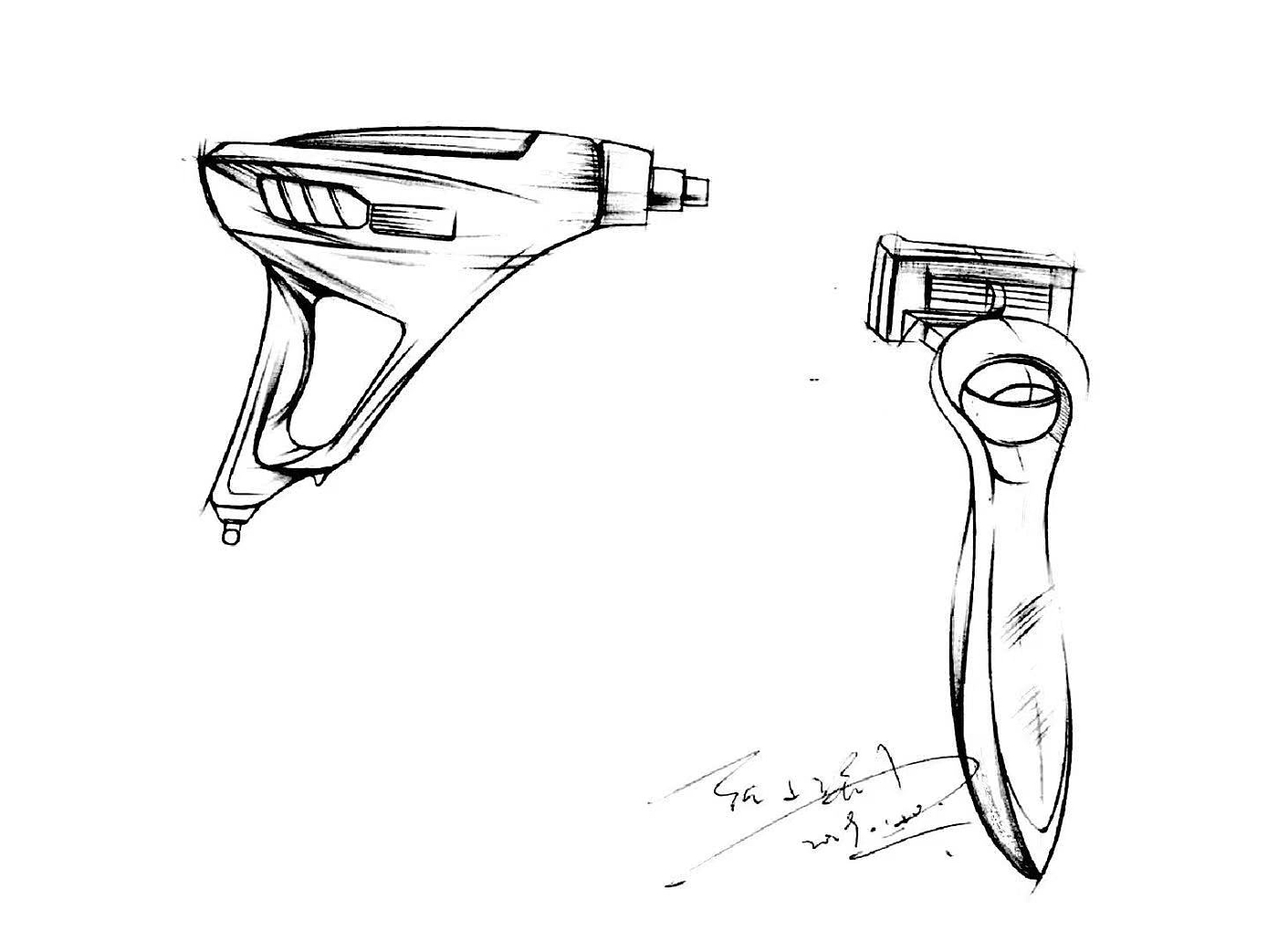 Hand drawn，