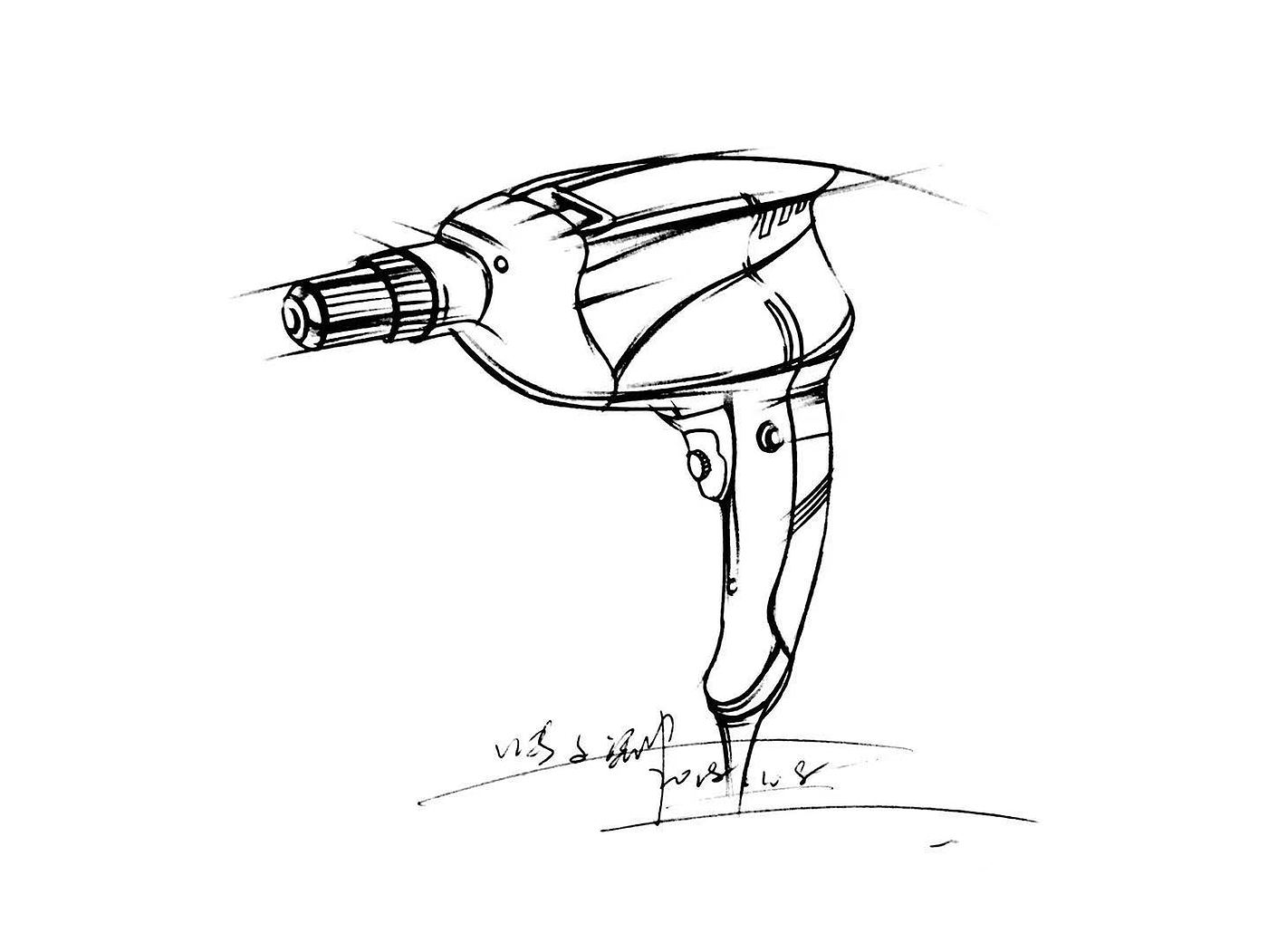 Hand drawn，