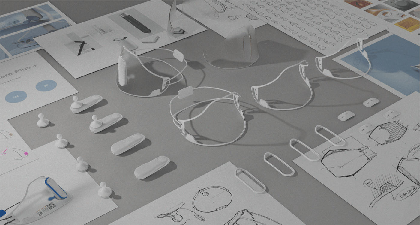 Cheolhee Lee，B Care +，3D model，Mask，