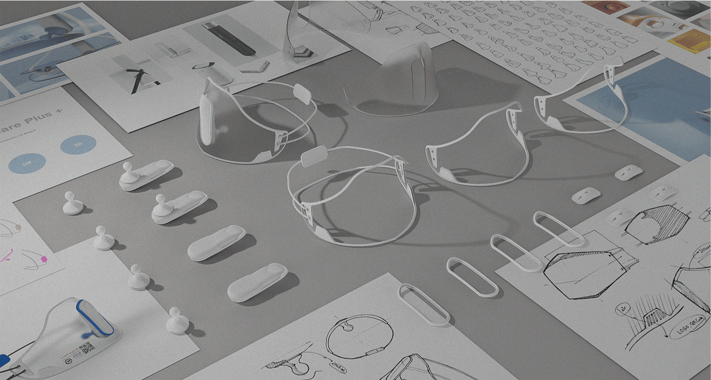 Cheolhee Lee，B Care +，3D model，Mask，
