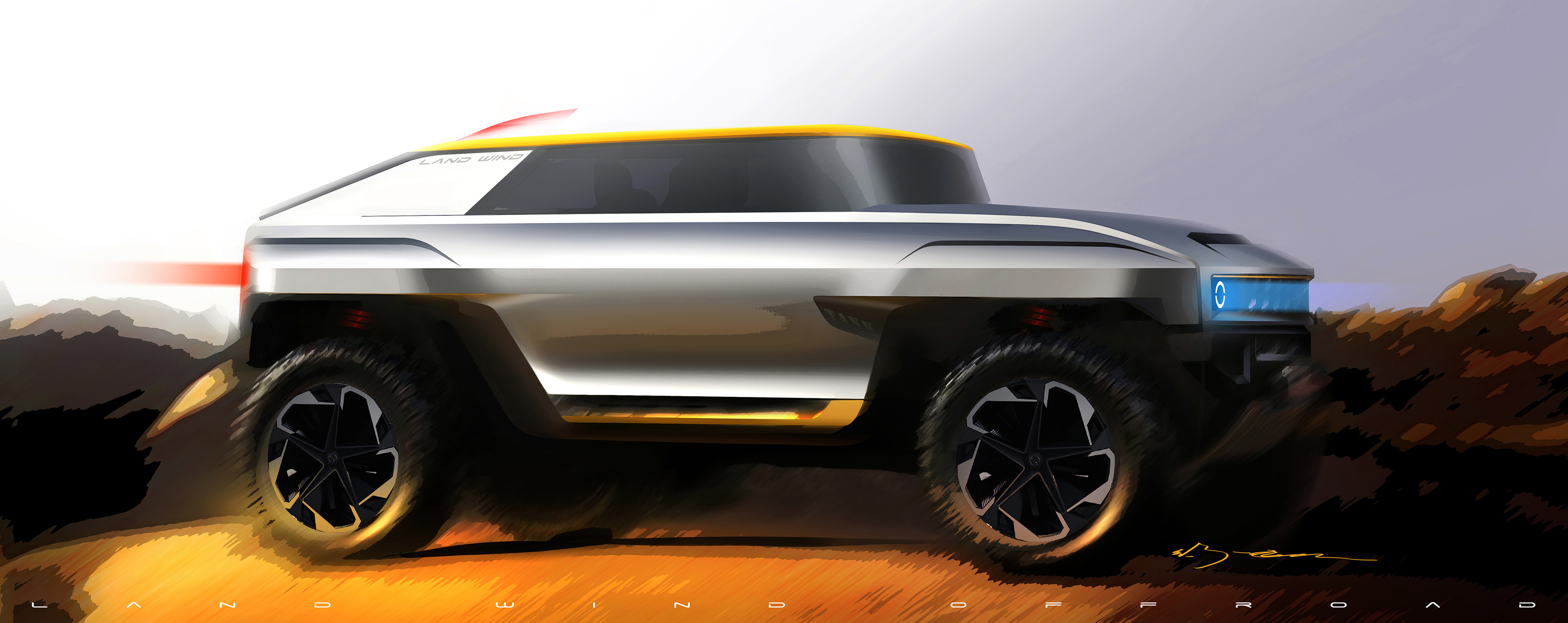 car，ps，sketch，industrial design，design sketch，Hand drawn，