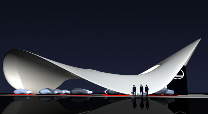 Architecture，vehicle，Exhibition hall，