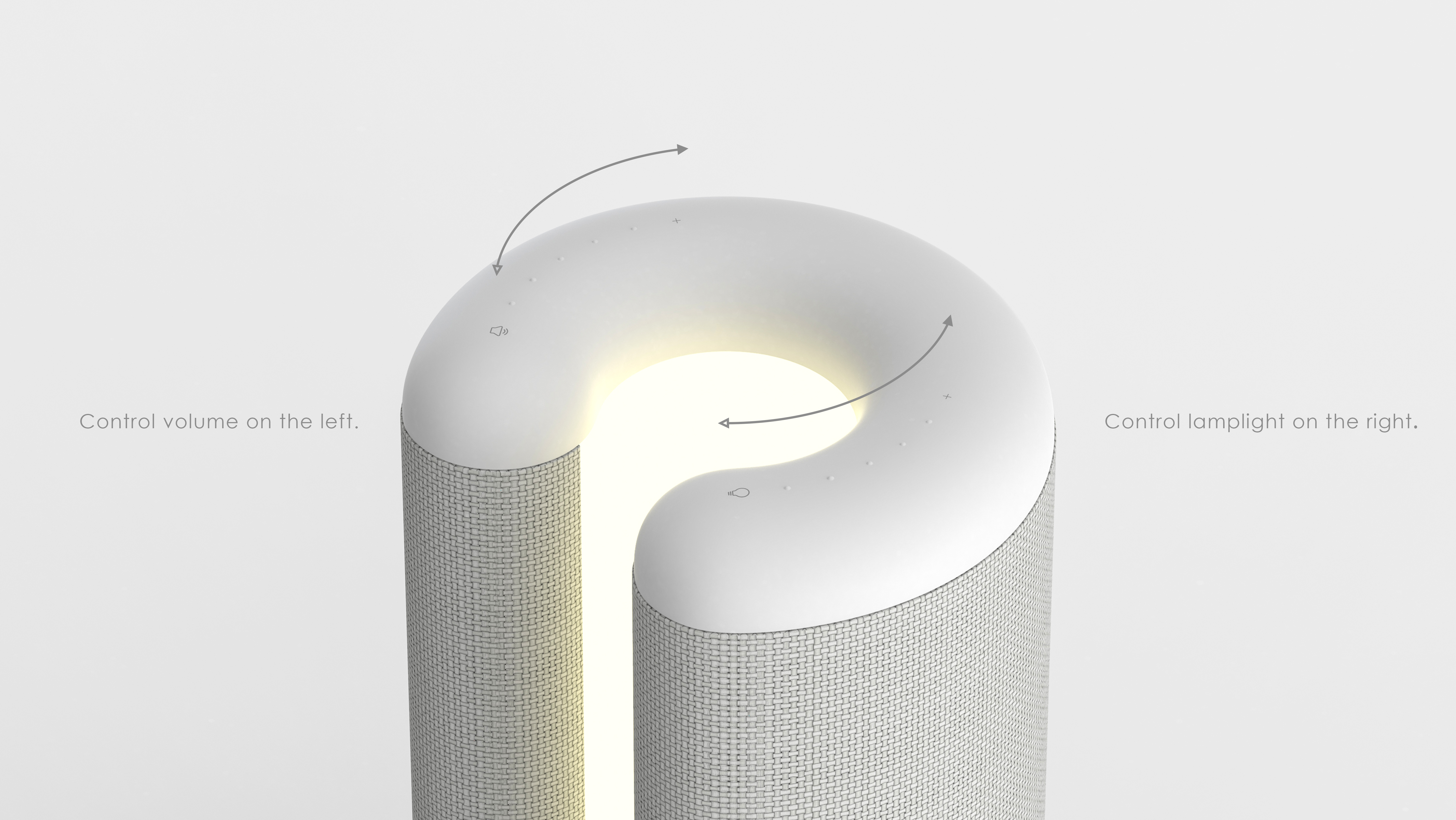 Home Furnishing，Speaker lamp，cure，intelligence，Emotionalization，