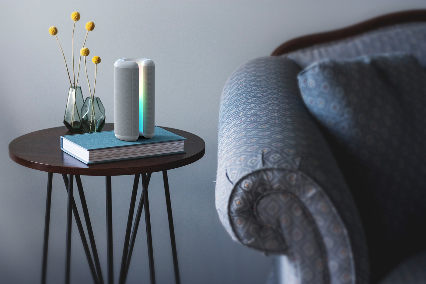 Home Furnishing，Speaker lamp，cure，intelligence，Emotionalization，