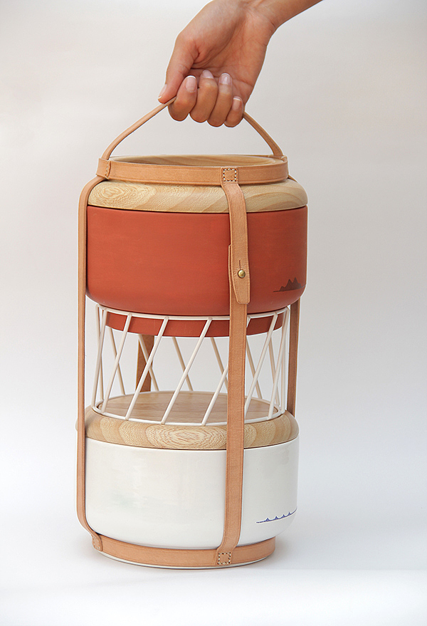 Lunch box，picnic，barbecue，Portable，