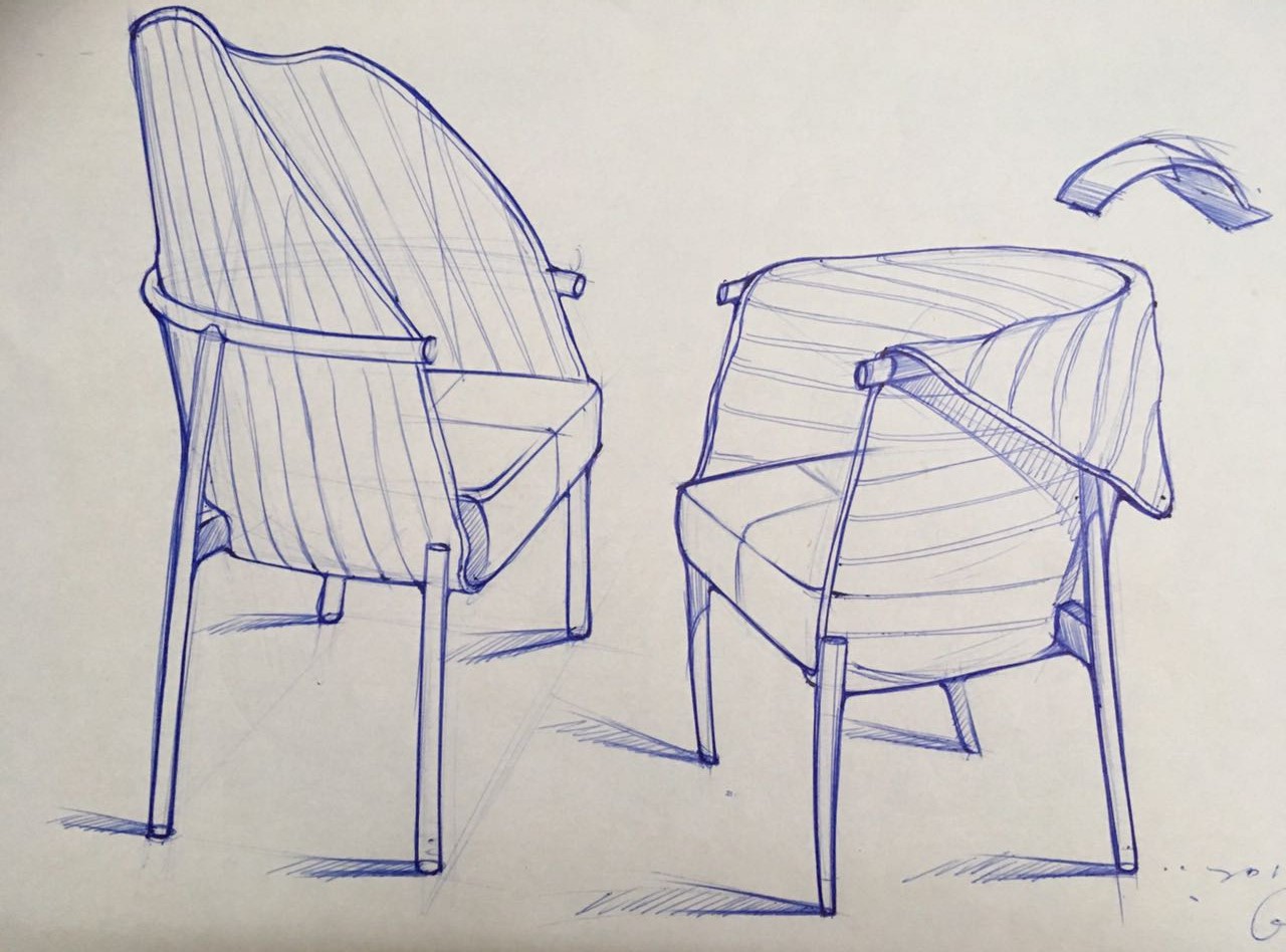 Hand drawn，sketch，punch the clock，