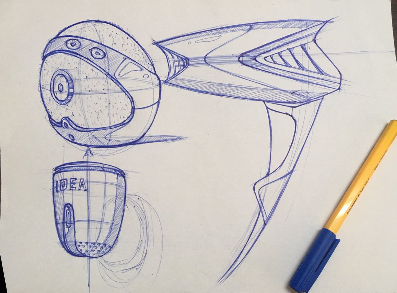 Hand drawn，sketch，punch the clock，