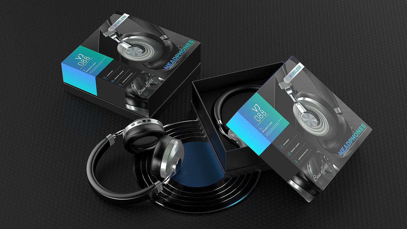 Digital appliances，3C digital，Series electronic packaging，Earphone packaging，electronic product，Mobile Accessories，Headphones，Bluetooth headset，