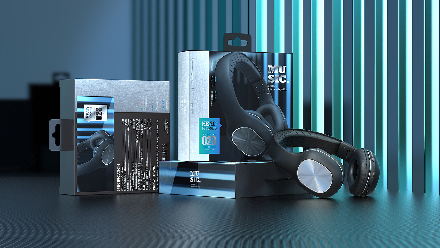Digital appliances，3C digital，Series electronic packaging，Earphone packaging，electronic product，Mobile Accessories，Headphones，Bluetooth headset，