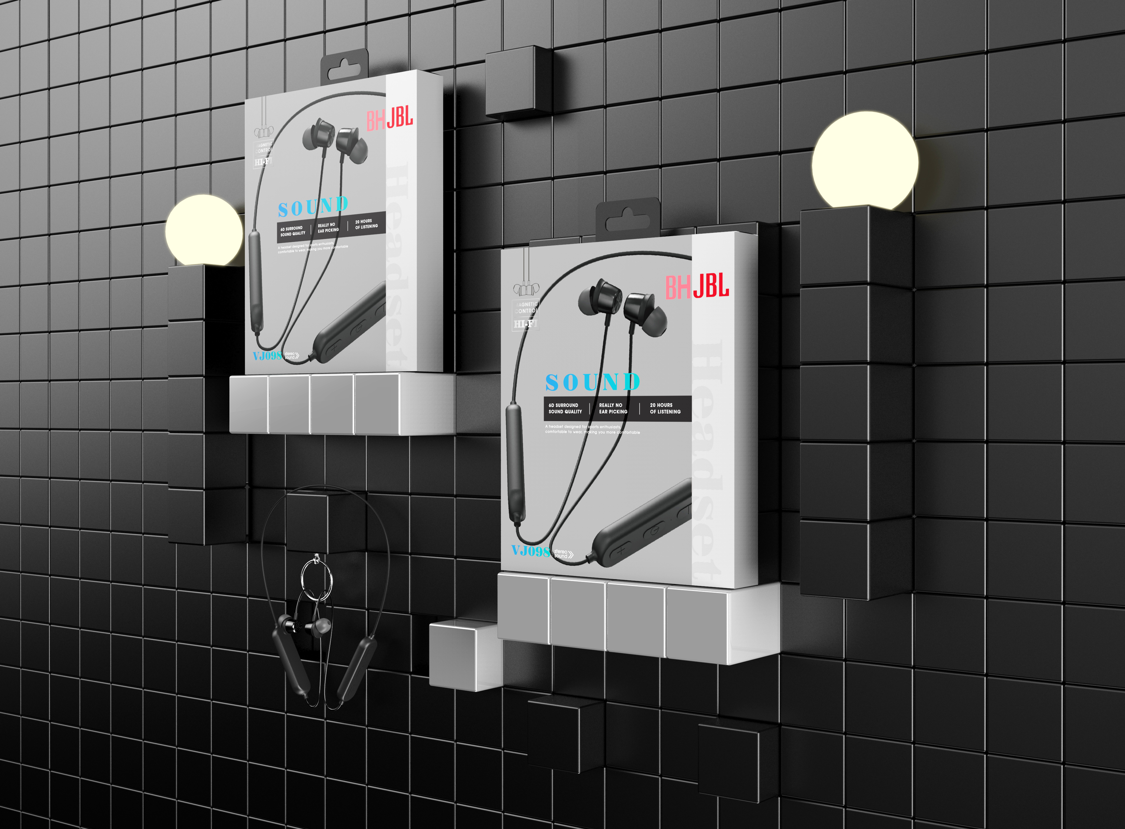 Digital appliances，3C digital，Series electronic packaging，Earphone packaging，electronic product，Mobile Accessories，Headphones，Bluetooth headset，