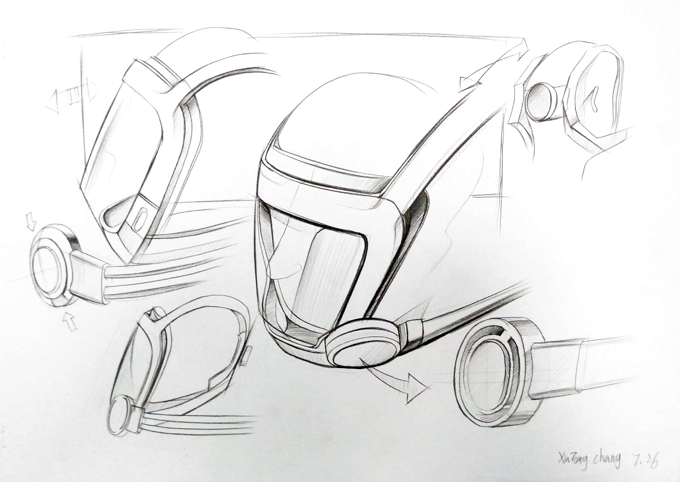 A junior product design student，