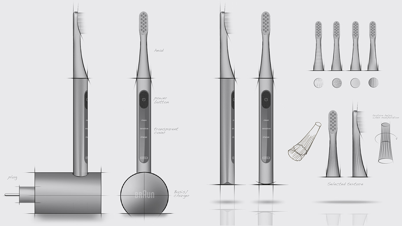 Electric toothbrush，intelligence，conceptual design，France，