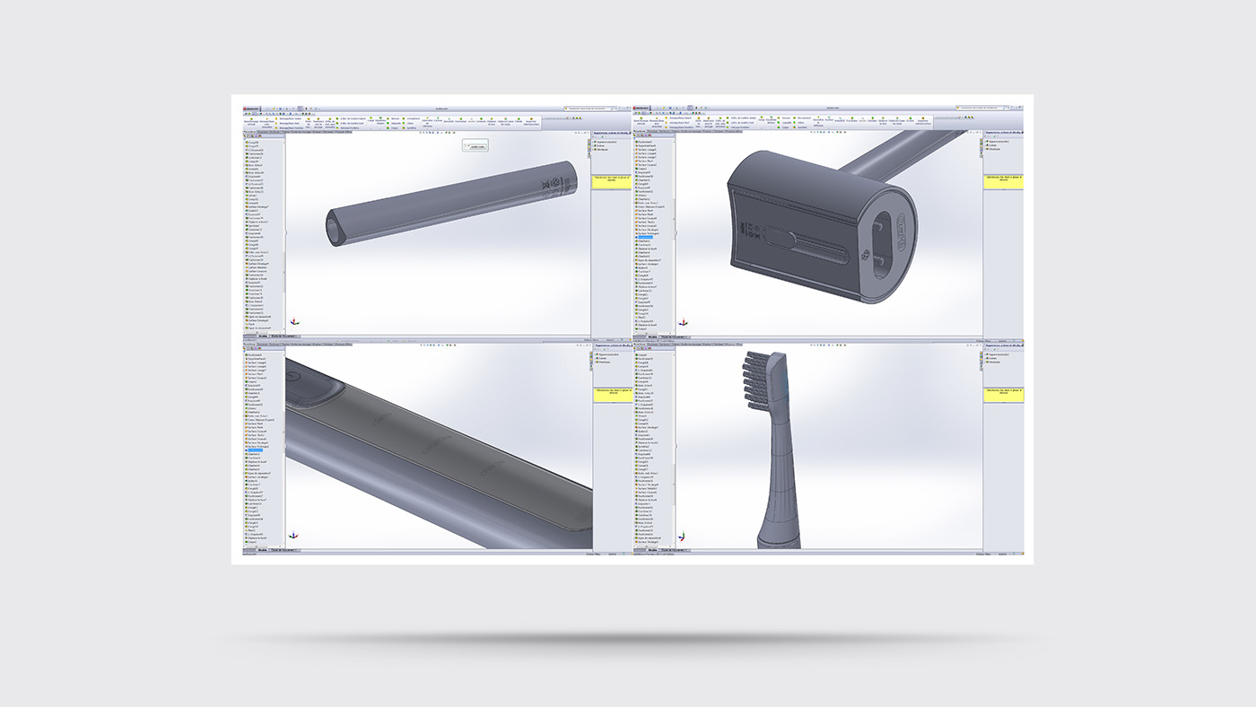 Electric toothbrush，intelligence，conceptual design，France，