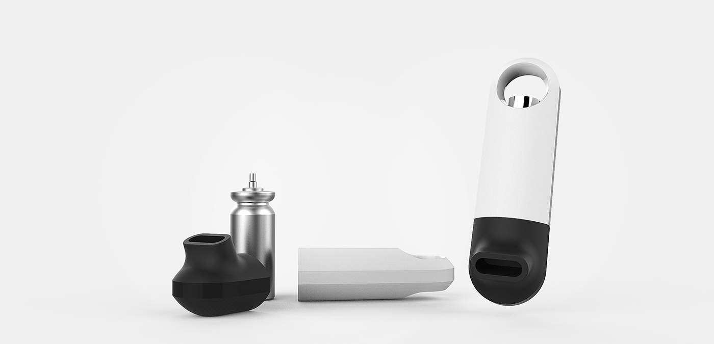 Minimalist，Leisure，Medical products，Inhaler，Button switch，