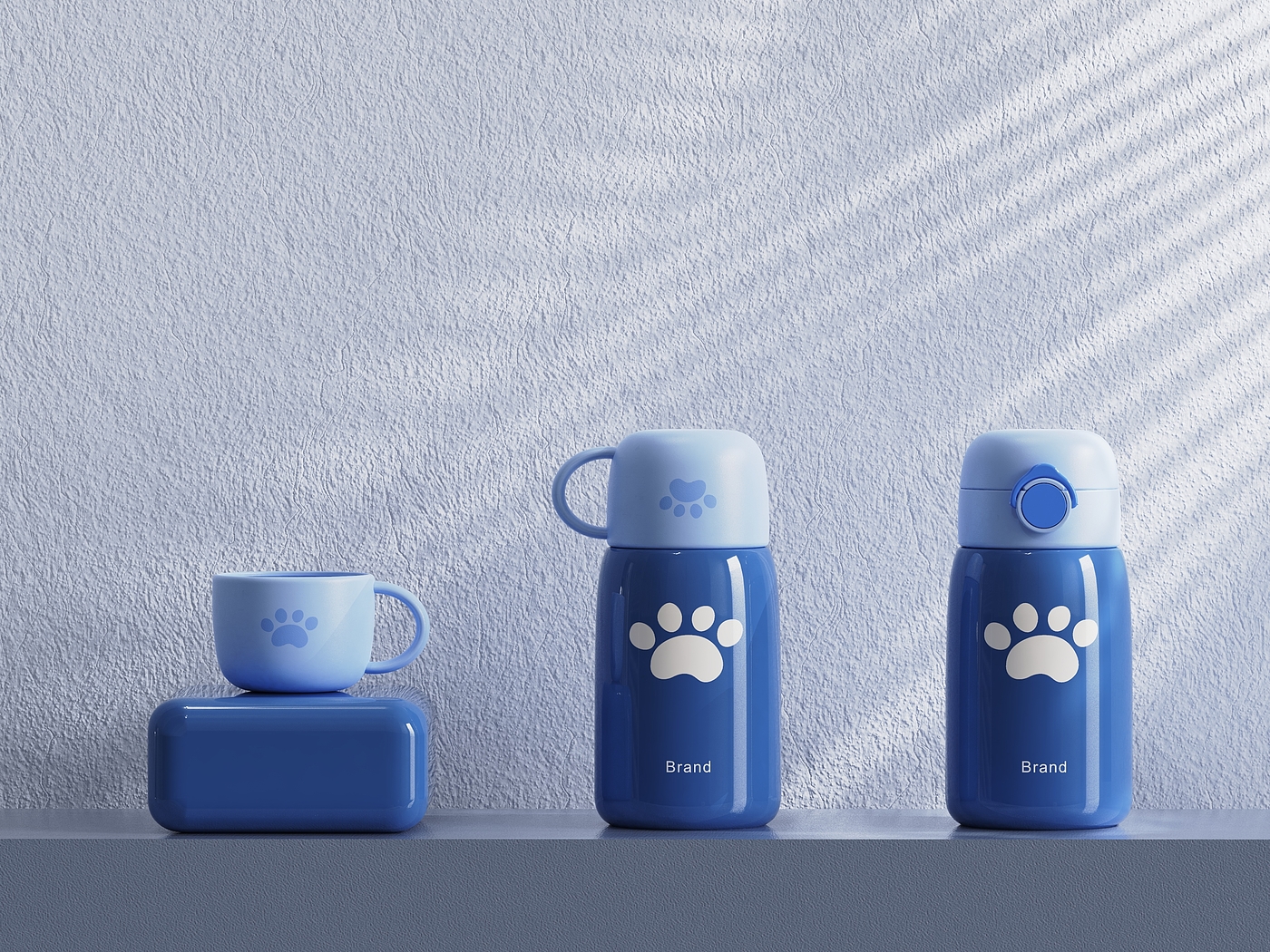 Children's Cup，vacuum cup，vacuum flask，Render，keyshot，