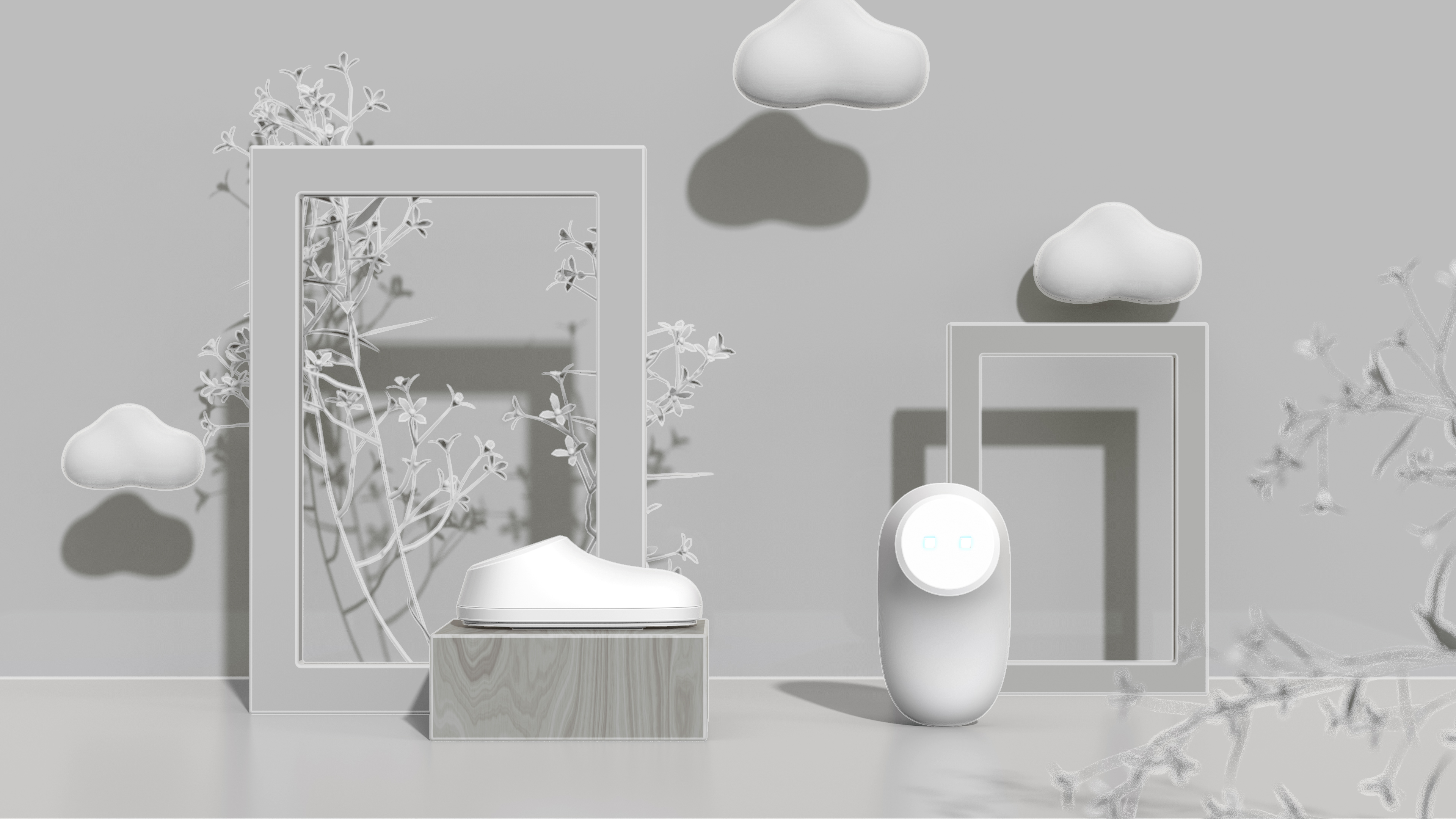 Germicidal lamp，lamps and lanterns，Kill，closestool，lamp，intelligence，Render，Home Furnishing，