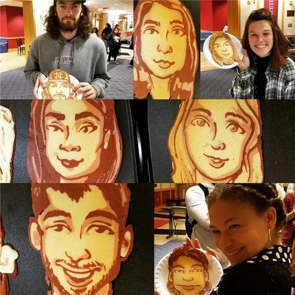 grilled savory crepe，a literary creation，painting，Art，