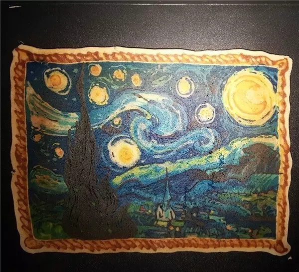 grilled savory crepe，a literary creation，painting，Art，