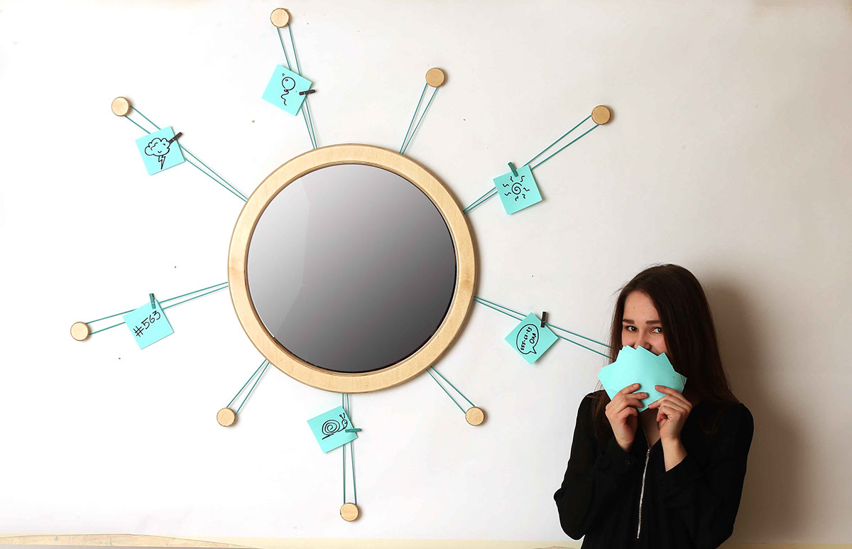 Creative design，a hook，mirror，interest，practical，