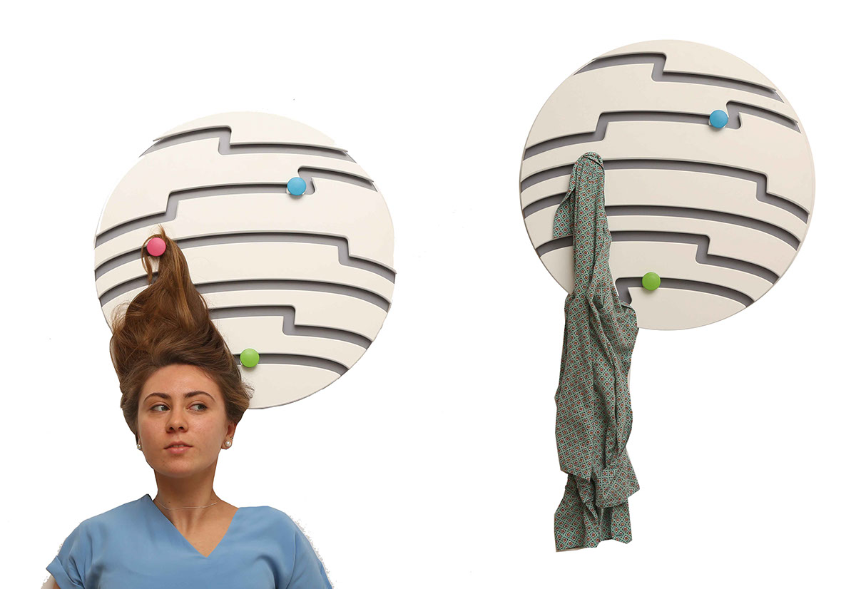 Creative design，a hook，mirror，interest，practical，