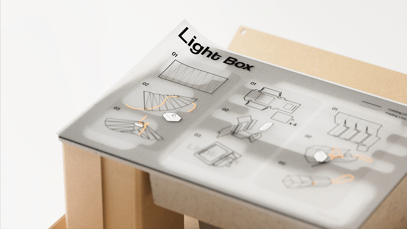 Light Box，灯具，模块化，环保，