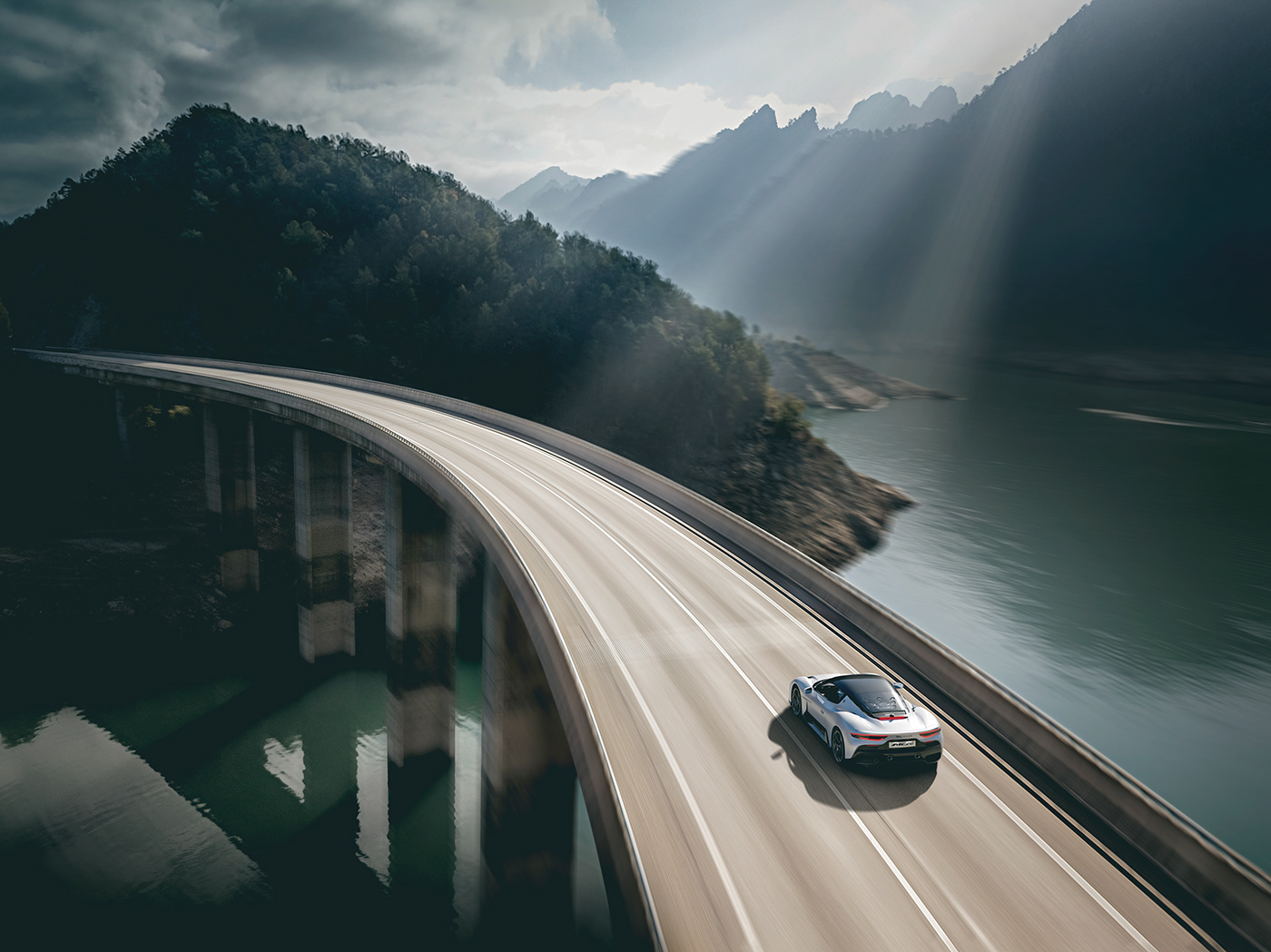 Maserati，MC20，automobile，cgi，