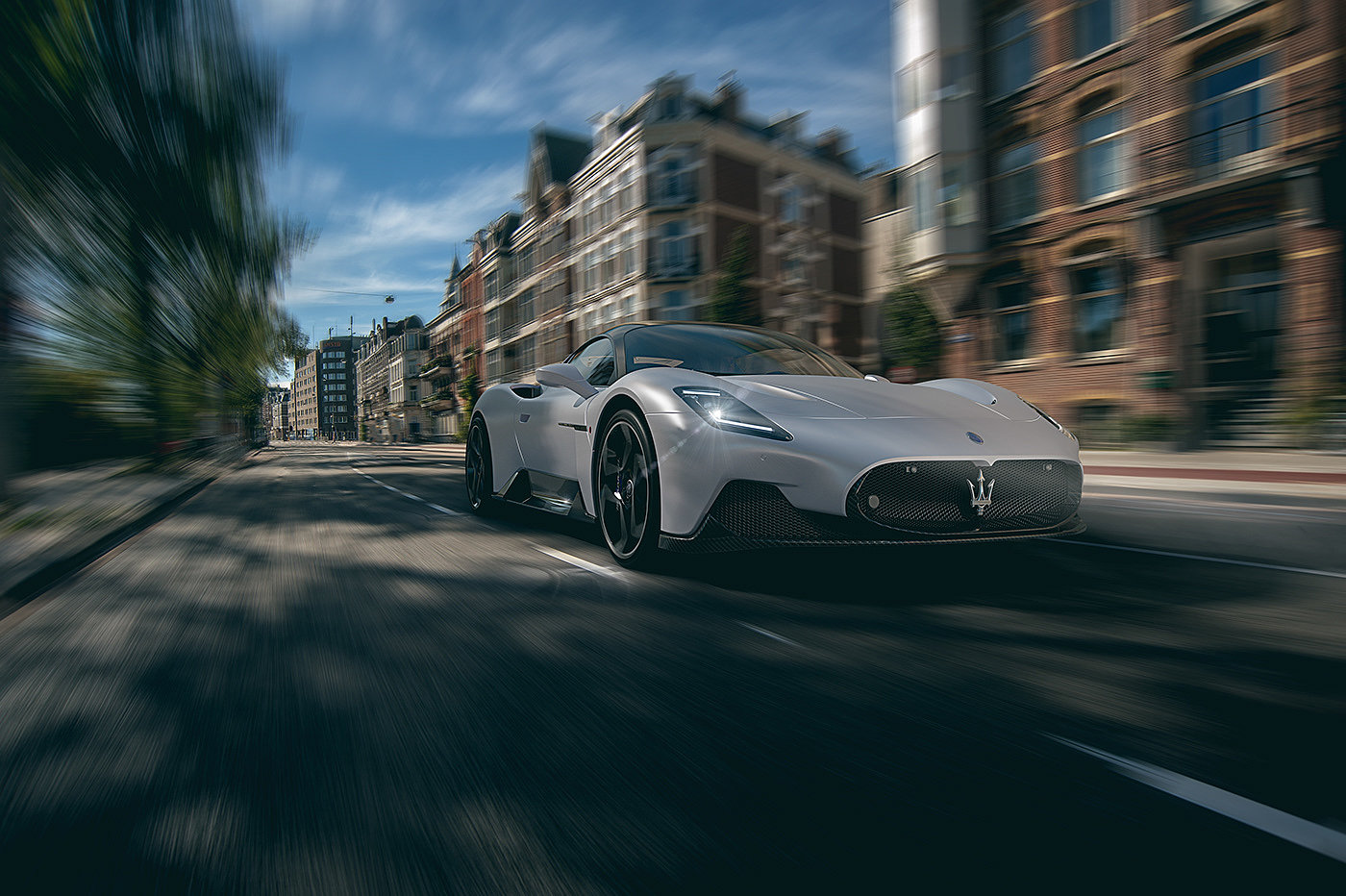 Maserati，MC20，automobile，cgi，