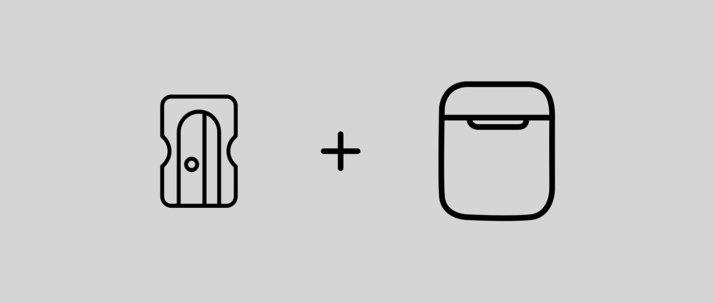Apple，pencil sharpener，airpods，