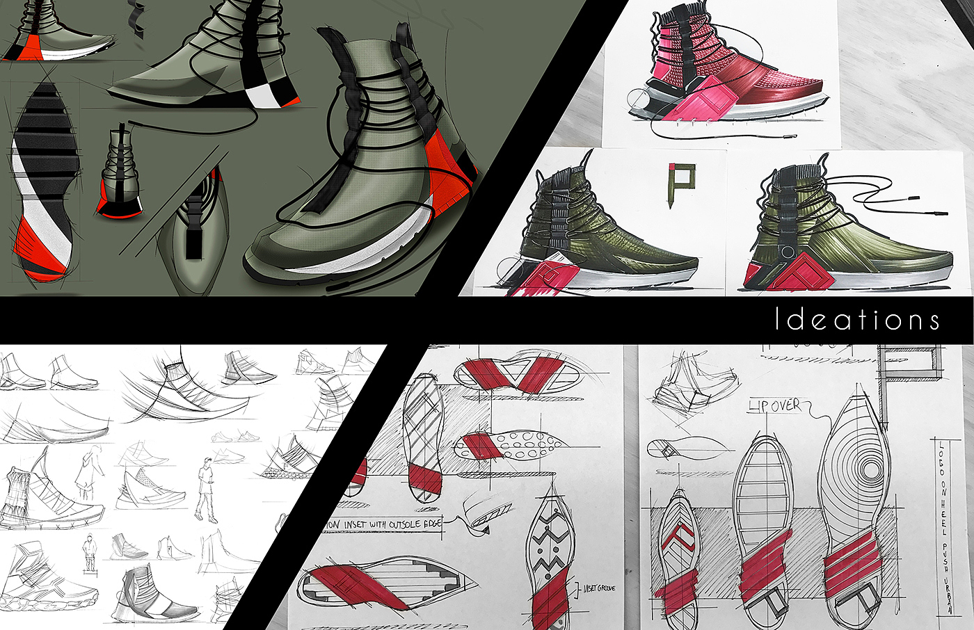 鞋子，时尚，设计流程，