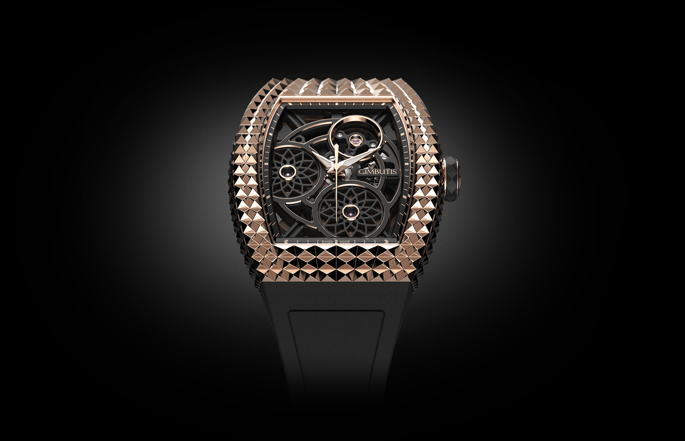 Wrist watch，luxury goods，GIMBUTIS SKELETON，clocks and watches，