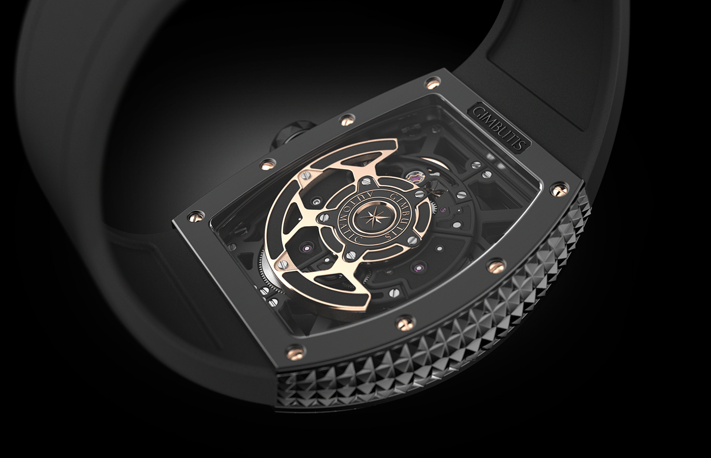 Wrist watch，luxury goods，GIMBUTIS SKELETON，clocks and watches，