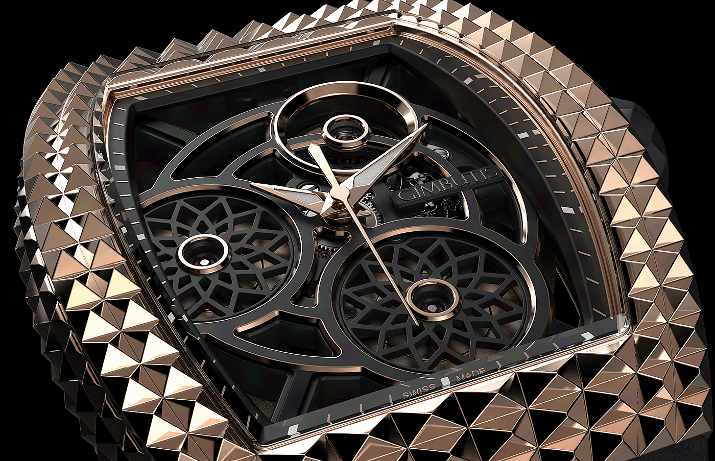Wrist watch，luxury goods，GIMBUTIS SKELETON，clocks and watches，