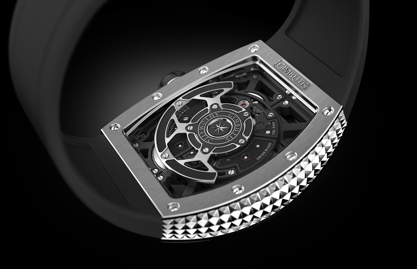 Wrist watch，luxury goods，GIMBUTIS SKELETON，clocks and watches，