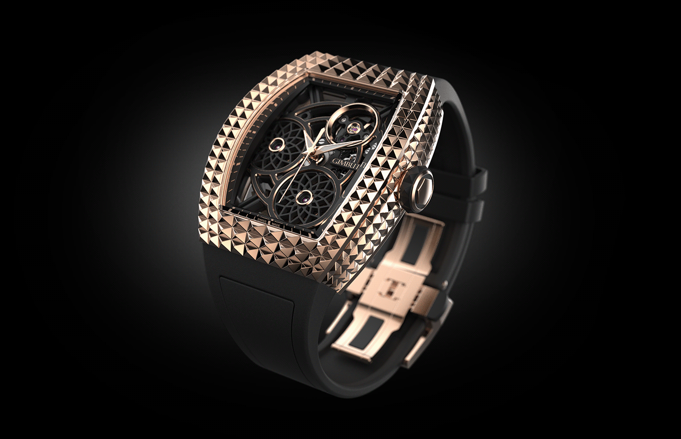 Wrist watch，luxury goods，GIMBUTIS SKELETON，clocks and watches，