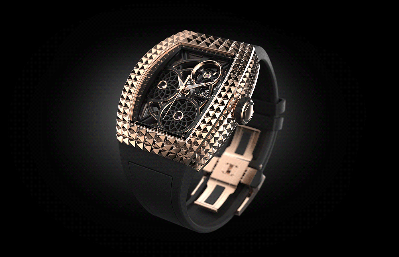 手表，奢侈品，GIMBUTIS SKELETON，钟表，