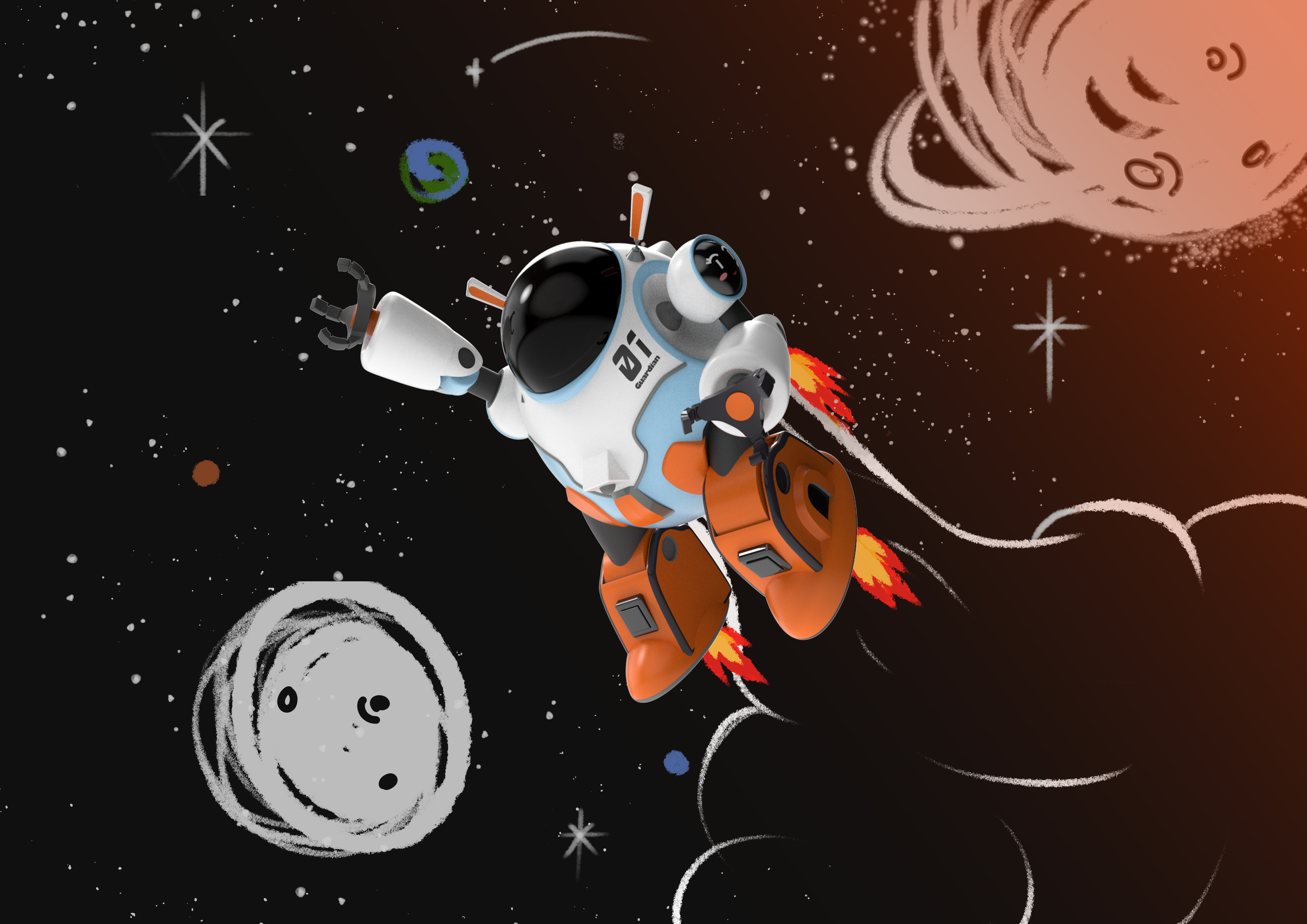 robot，children，partner，humanistic concern，