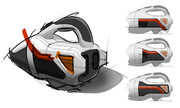 Hand drawn，Powerful function，Vacuum cleaner，Handheld，VPX，