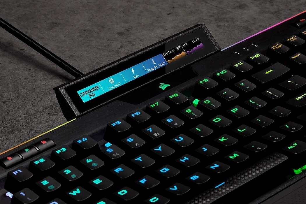 Corsair，iCUE NEXUS，Computer accessories，touch screen，
