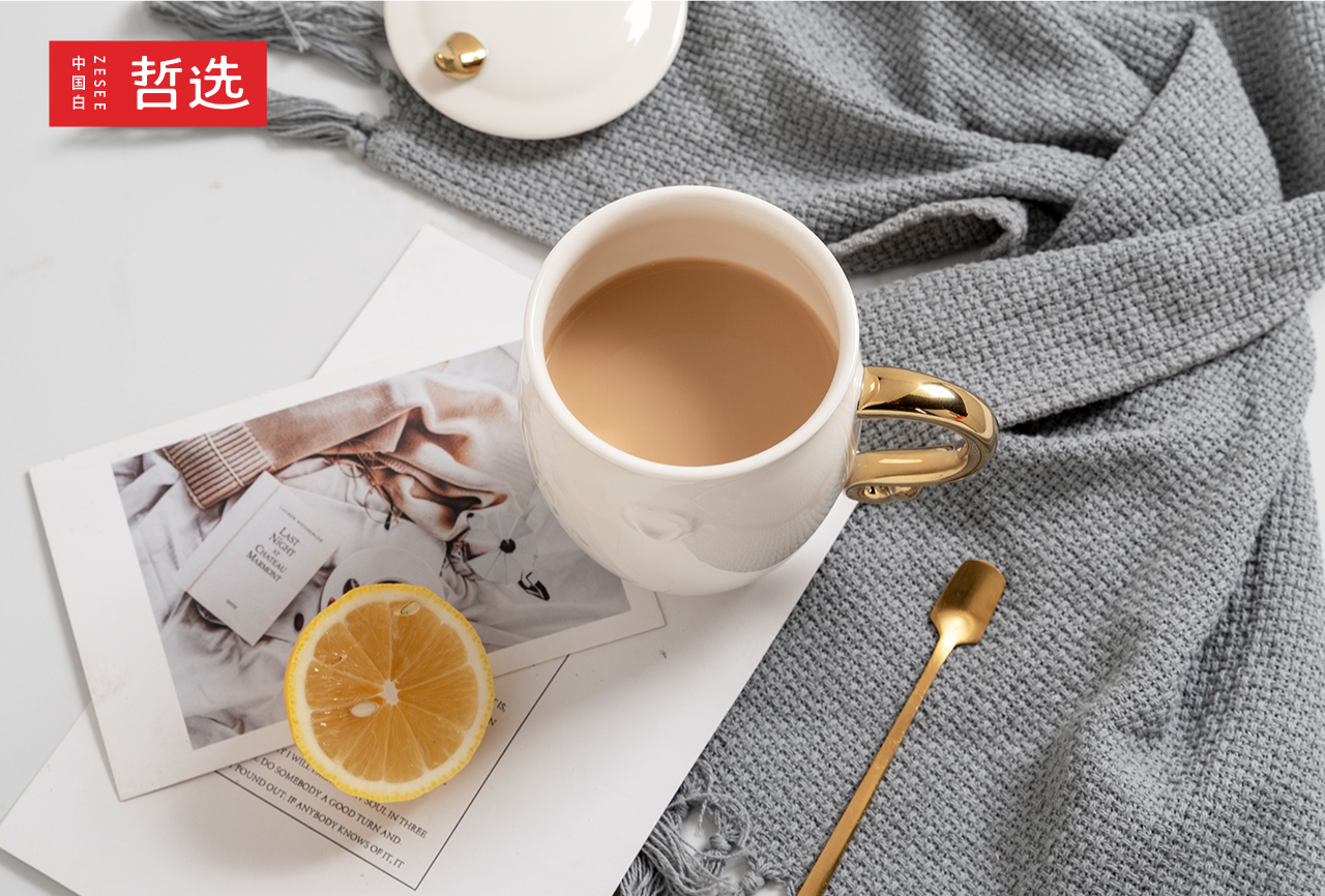 Chinese white，Zhe Xuan，ceramics，product，Mug，year of the ox，Simplicity，gift，