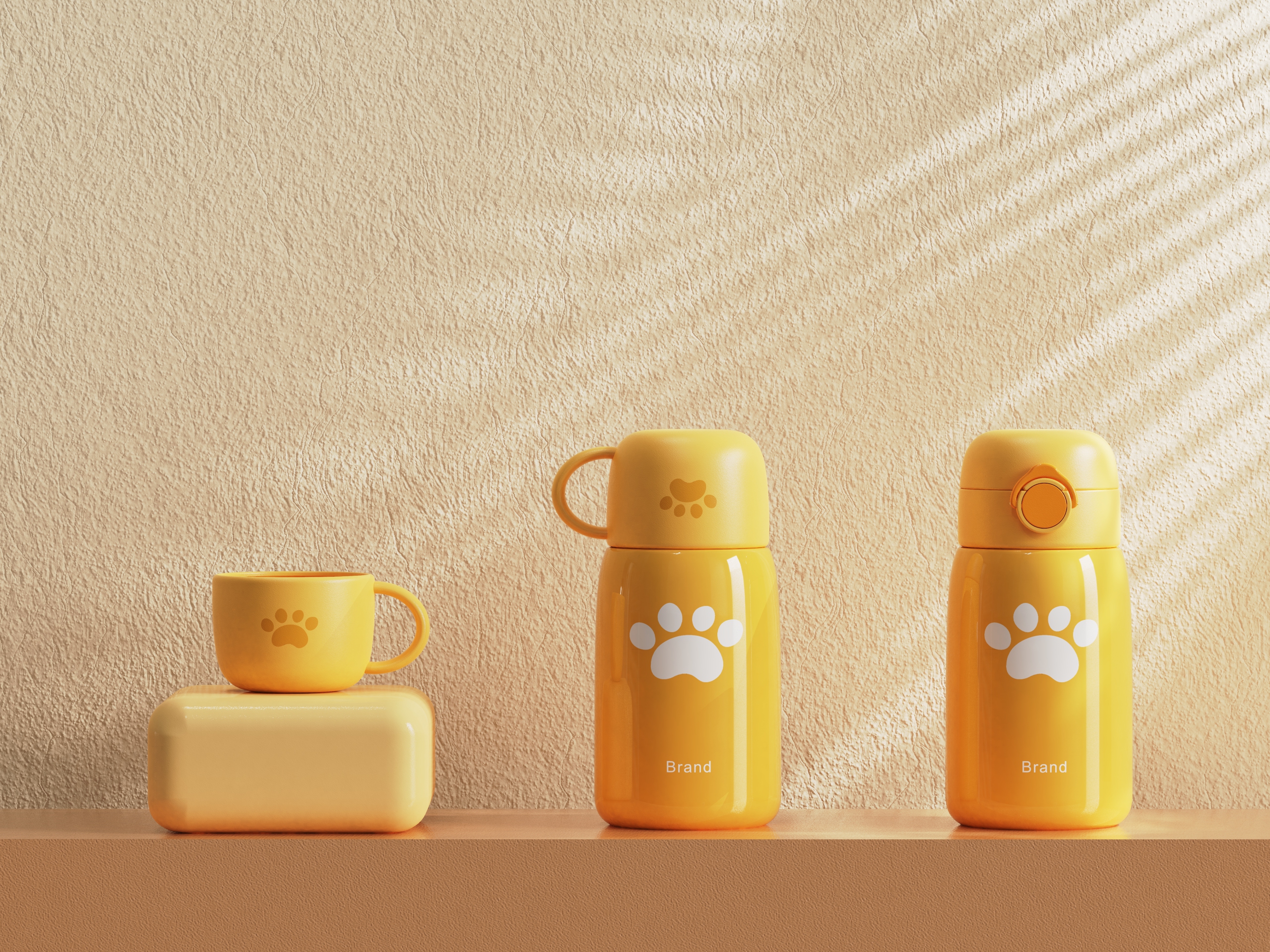 Children's Cup，vacuum cup，vacuum flask，Render，keyshot，