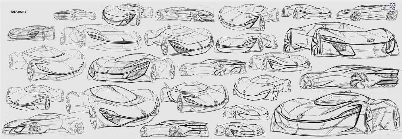 automobile，public，Hand drawn，