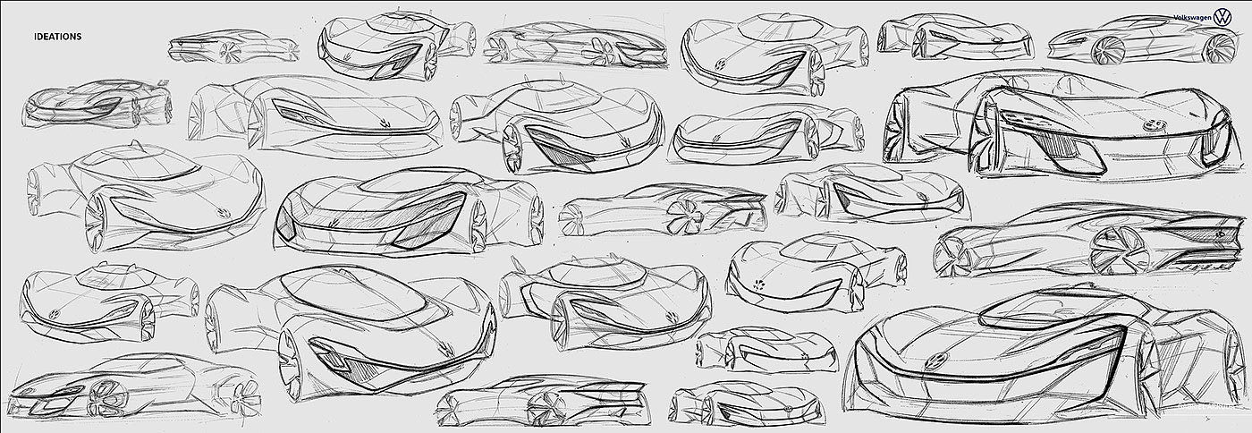automobile，public，Hand drawn，